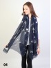 Foil Stars Print Fashion Scarf
